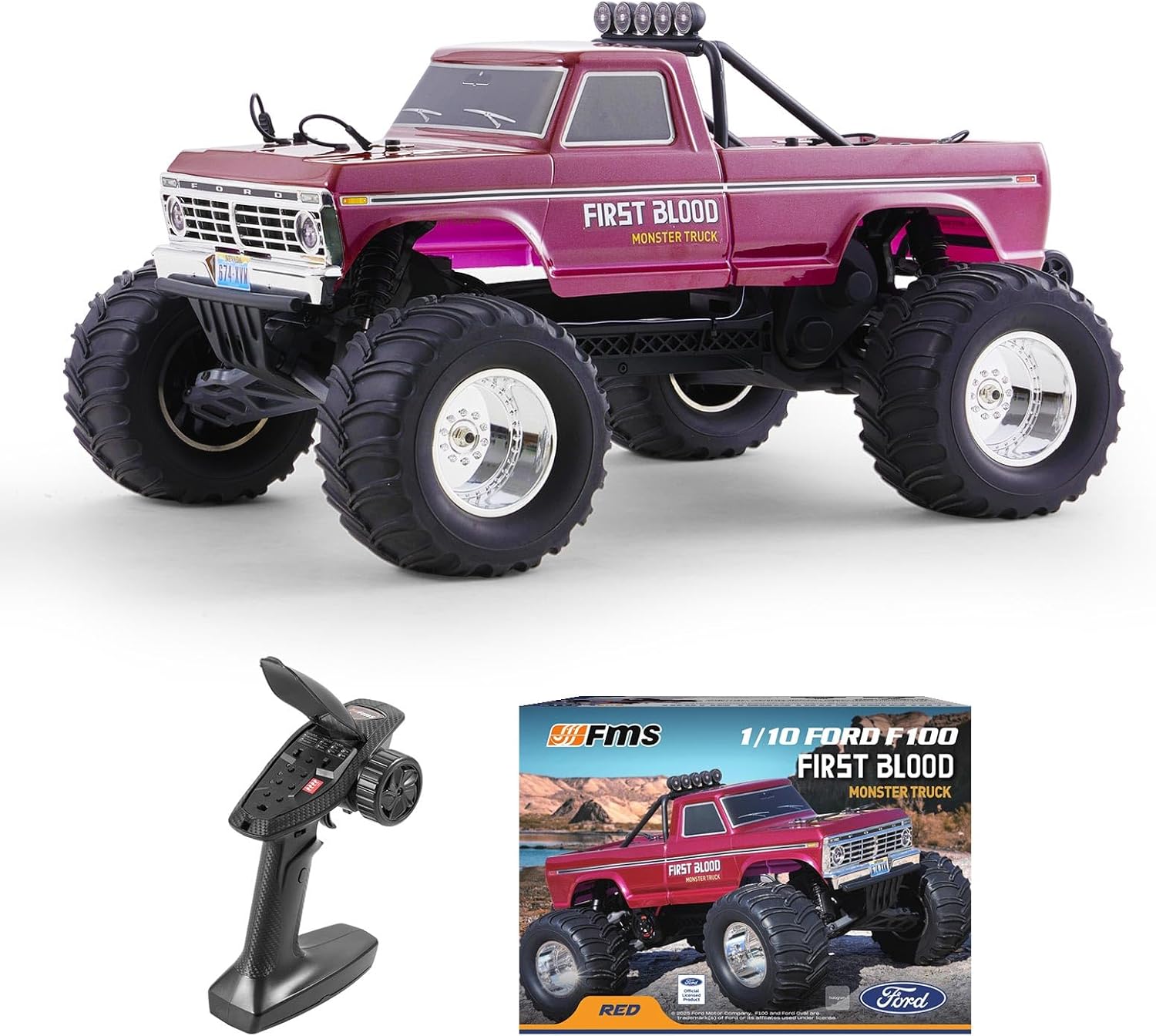 Rc Hobby Grade Monster Truck - 1/10 스케일 포드 F-100 RC 몬스터