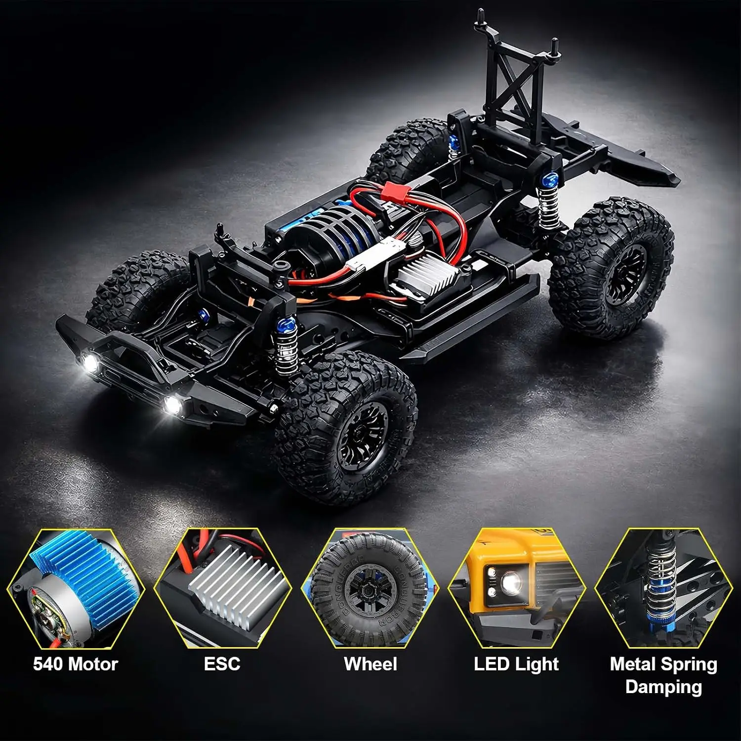 RC 자동차 RC 크롤러 1/10 스케일 RTR 원격  - Rc Hobby Grade Cars 리뷰 및 가격