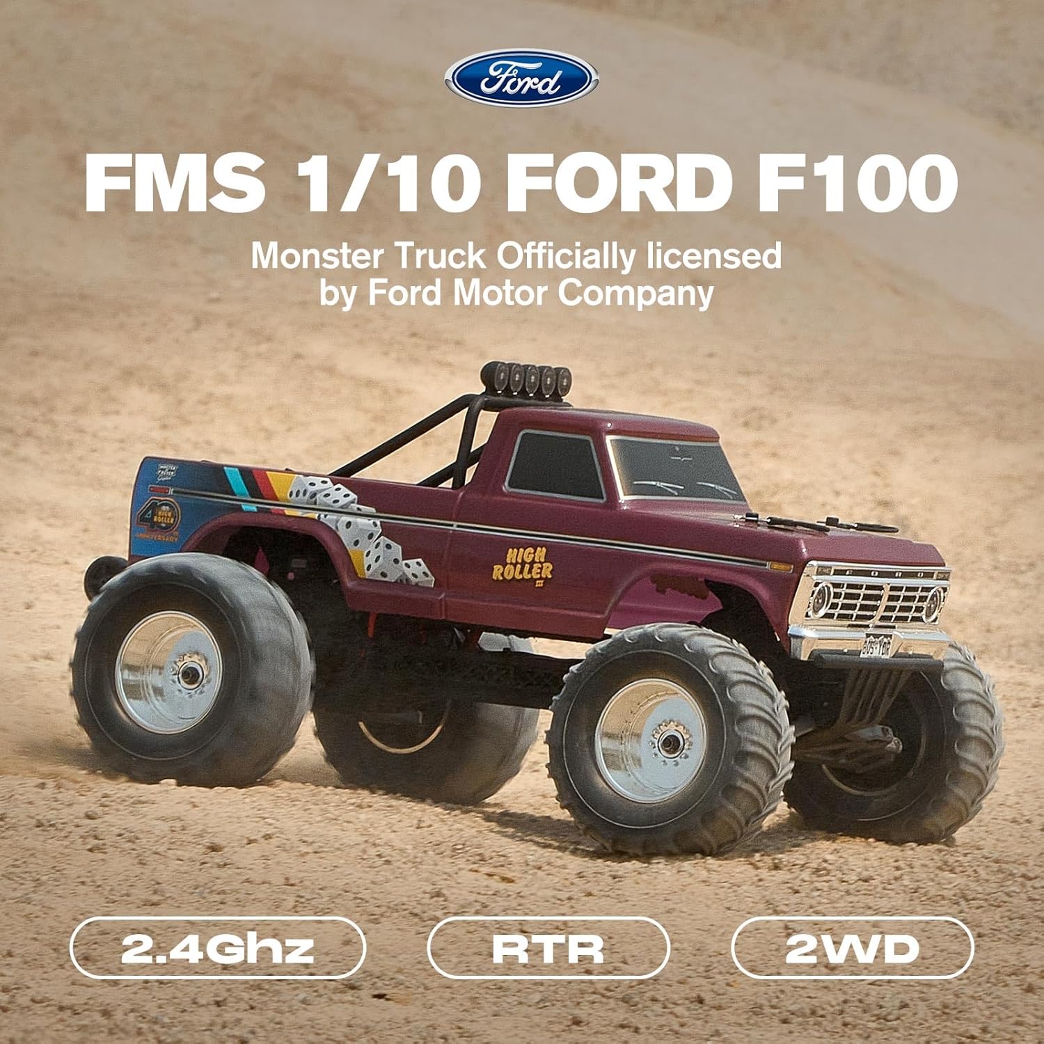 1/10 스케일 포드 F-100 RC 몬스터 트럭 크롤 - Rc Hobby Grade Monster Truck 리뷰 및 가격