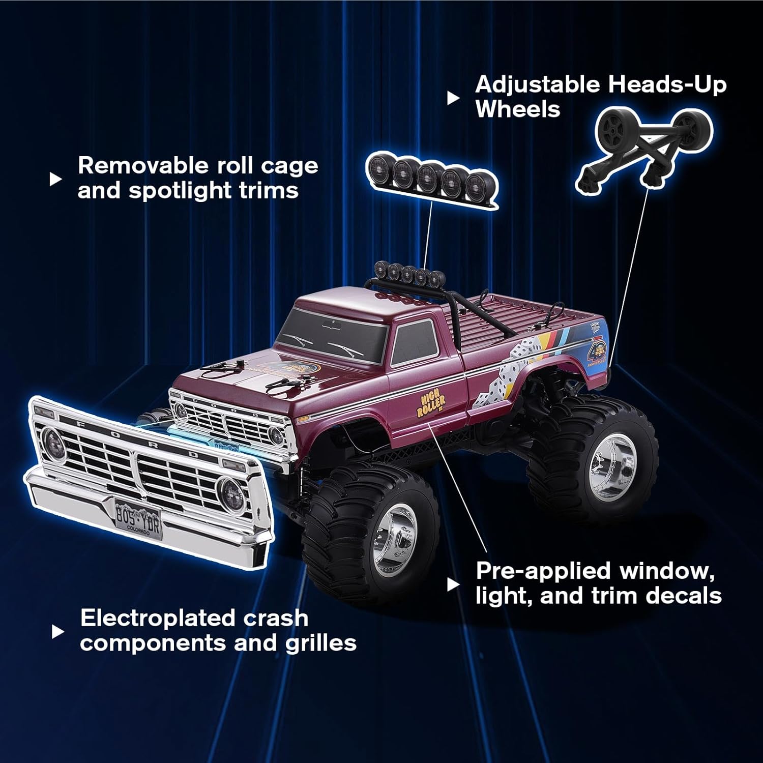 1/10 스케일 포드 F-100 RC 몬스터 트럭 크롤 - Rc Hobby Grade Monster Truck 리뷰 및 가격