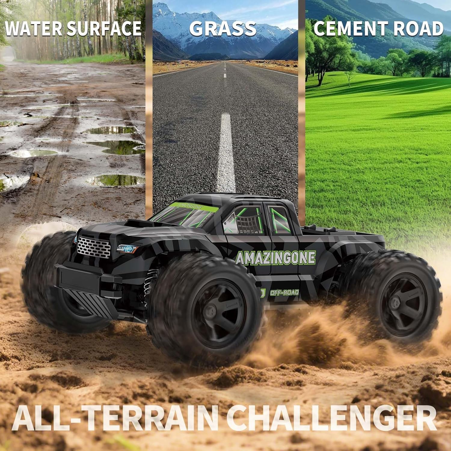 JT18W 1/18 스케일 고속 35KMH 4륜구동 R - Rc Hobby Grade Monster Truck 리뷰 및 가격