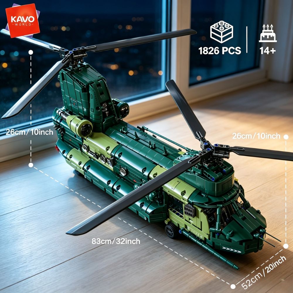 KAVOWORLD 1826피스 32인치 대형 헤비 트랜 - Rc Helicopter Hobby Grade 리뷰 및 가격